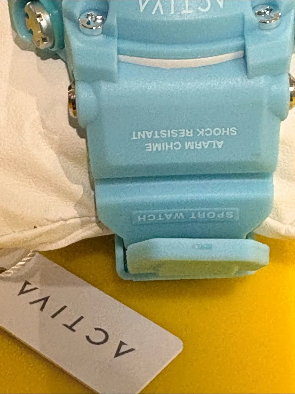 Men’s Activa Light Blue Digital Sports Smartwatch - Water Resistant